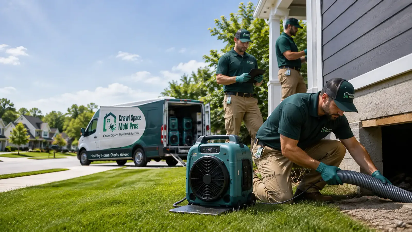 Crawl Space Mold Removal in Dupo, IL